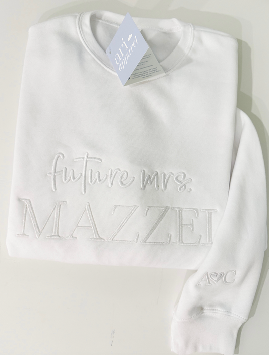 Future Mrs Embroidered Sweatshirt