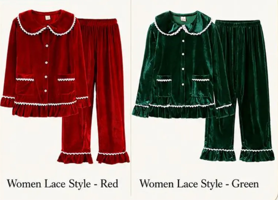 Holiday PJs (ADULT) VELVET