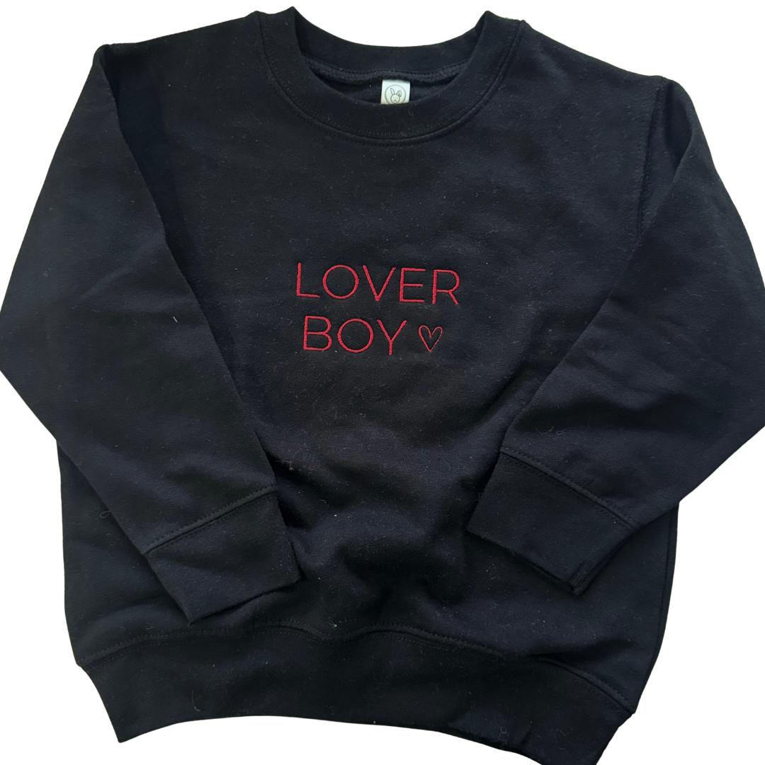 LOVER BOY Embroidered Sweatshirt (KIDS)