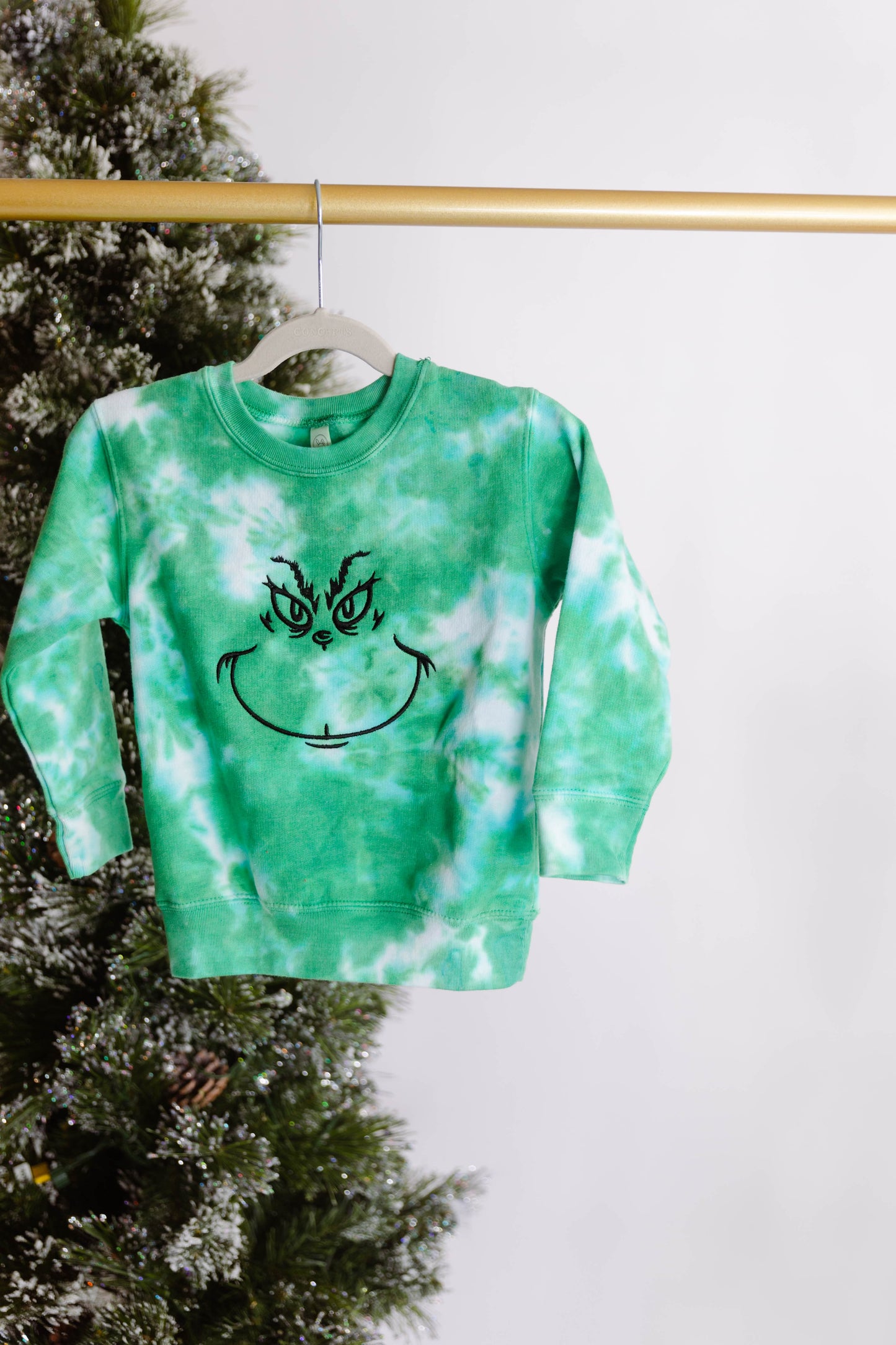 The Grinch (KIDS) Embroidered Sweatshirt