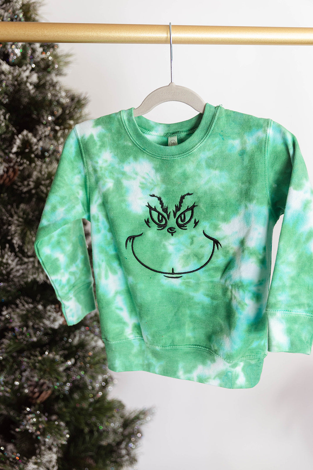 The Grinch (KIDS) Embroidered Sweatshirt